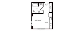 S01 Floorplan at Windsor Buckman, Oregon, 97214
