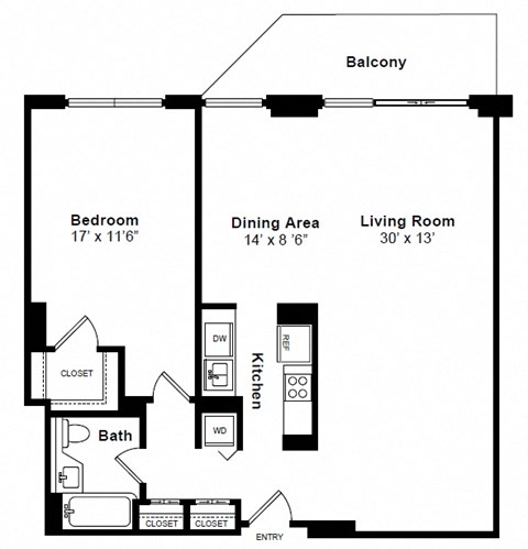 Carnigie floor plan at Windsor at Mariners, NJ, 07020