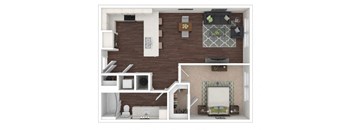 Floor Plan at Centric LoHi by Windsor, Colorado, 80211