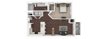 Floor Plan at Centric LoHi by Windsor, Colorado, 80211