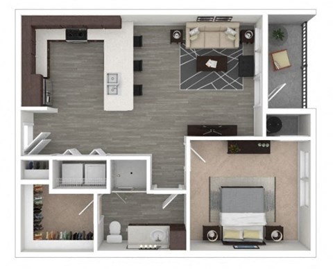 Floor Plan at Centric LoHi by Windsor, Colorado, 80211