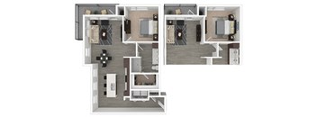 Floor Plan at Centric LoHi by Windsor, Colorado, 80211