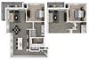 Floor Plan at Centric LoHi by Windsor, Colorado, 80211