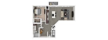 Floor Plan at Centric LoHi by Windsor, Colorado, 80211