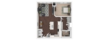 Floor Plan at Centric LoHi by Windsor, Colorado, 80211
