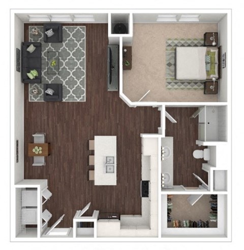 Floor Plan at Centric LoHi by Windsor, Colorado, 80211