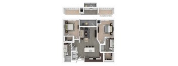 Floor Plan at Centric LoHi by Windsor, Colorado, 80211