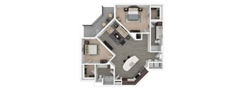 Floor Plan at Centric LoHi by Windsor, Colorado, 80211