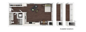 Floor Plan at Centric LoHi by Windsor, Colorado, 80211