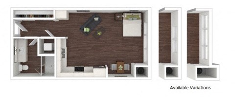 Floor Plan at Centric LoHi by Windsor, Colorado, 80211