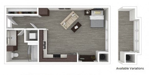 Floor Plan at Centric LoHi by Windsor, Colorado, 80211