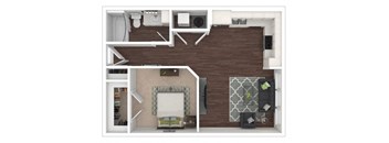 Floor Plan at Centric LoHi by Windsor, Colorado, 80211