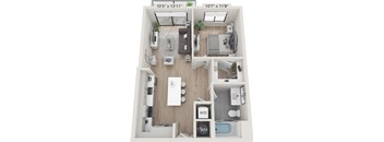 A1a Floor Plan at Centrico by Windsor, Florida