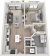 A1 Floor Plan A1 Floor Plan at Centrico by Windsor, Florida, 33166