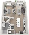 A2 Floor Plan A2 Floor Plan at Centrico by Windsor, Doral, FL, 33166