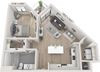 A3 Floor Plan A3 Floor Plan at Centrico by Windsor, Doral, 33166