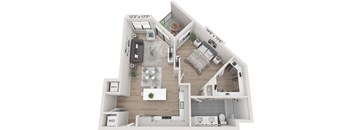 A3a Floor Plan at Centrico by Windsor, Doral, FL