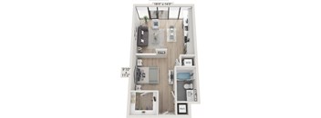 S1 Floor Plan at Centrico by Windsor, Doral