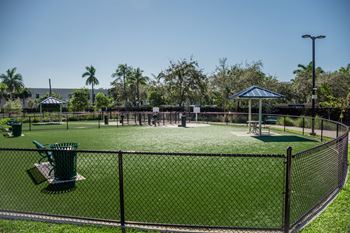 a dog park with agility courses and agility ropes course
