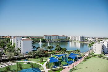 Lake view from sky deck