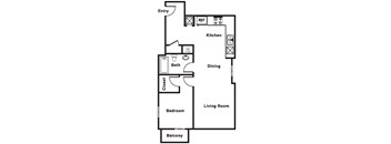 A20 floor plan at Cirrus, WA, 98121