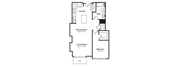 Floor plan at Cirrus, WA 98121