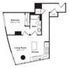 Floor plan at Cirrus, WA 98121