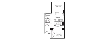 Floor plan at Cirrus, WA 98121