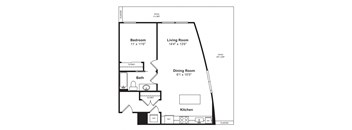 Floor plan at Cirrus, WA 98121