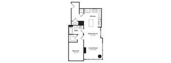 Floor plan at Cirrus, WA 98121