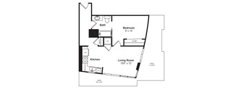 Floor plan at Cirrus, WA 98121