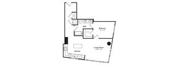 Floor plan at Cirrus, WA 98121