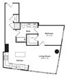 Floor plan at Cirrus, WA 98121