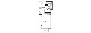 Floor plan at Cirrus, WA 98121