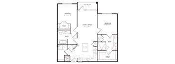 2 bedroom 2 bathroom apartment at Windsor Clearwater