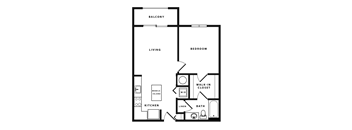 A1 Floor Plan at Windsor Cornerstone, Florida, 33324