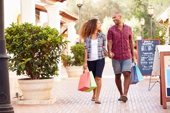 Couple shopping at Windsor Cornerstone, Florida, 33324