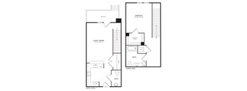 Floor plan at Dublin Station by Windsor, Dublin, CA, 94568