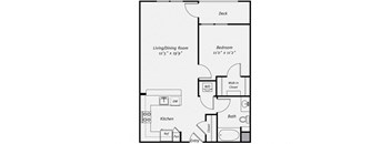 Floor plan at Dublin Station by Windsor, Dublin, CA, 94568