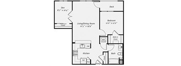 Floor plan at Dublin Station by Windsor, Dublin, CA, 94568