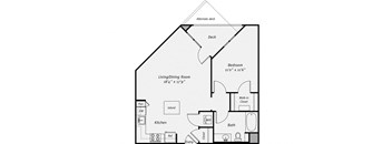 Floor plan at Dublin Station by Windsor, Dublin, CA, 94568