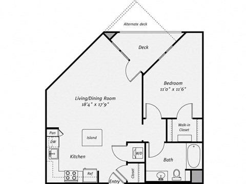 Floor plan at Dublin Station by Windsor, Dublin, CA, 94568