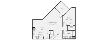 Floor plan at Dublin Station by Windsor, Dublin, CA, 94568