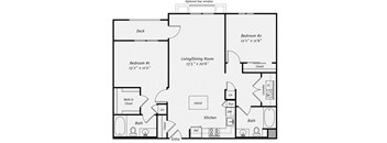 Floor plan at Dublin Station by Windsor, Dublin, CA, 94568