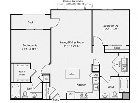 Floor plan at Dublin Station by Windsor, Dublin, CA, 94568