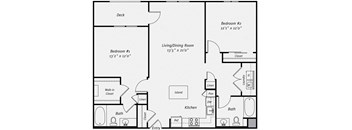 Floor plan at Dublin Station by Windsor, Dublin, CA, 94568