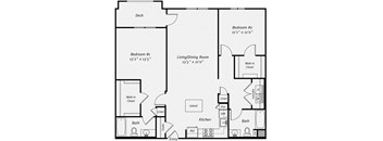 Floor plan at Dublin Station by Windsor, Dublin, CA, 94568