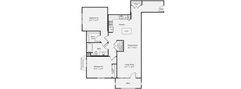 Floor plan at Dublin Station by Windsor, Dublin, CA, 94568