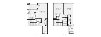 Floor plan at Dublin Station by Windsor, Dublin, CA, 94568