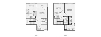 Floor plan at Dublin Station by Windsor, Dublin, CA, 94568
